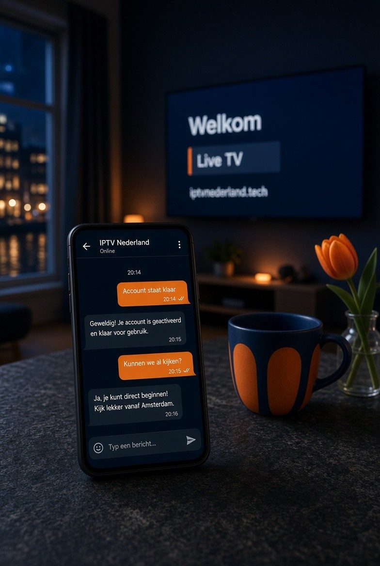 Proefaccount klaarzetten vanuit Amsterdam via IPTV Nederland